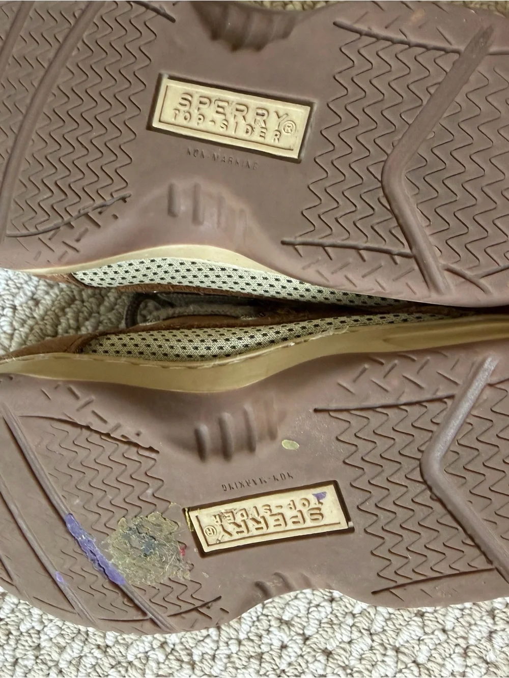 Sperry Kids Brown Leather Moccasin Boat Shoes